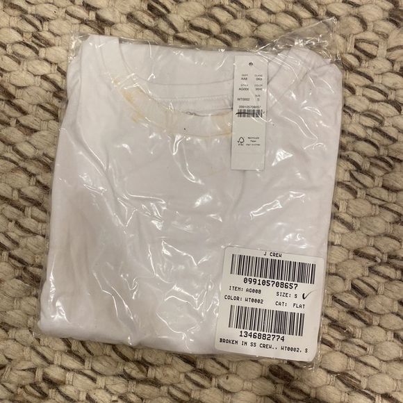 J. Crew Broken-in short-sleeve T-shirt - Picture 5 of 9